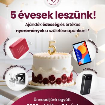 5 évesek leszünk!