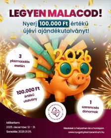 Legyél az a szerencsés, aki megnyeri a 100.000 Ft-os újévi kezdőcsomagot!