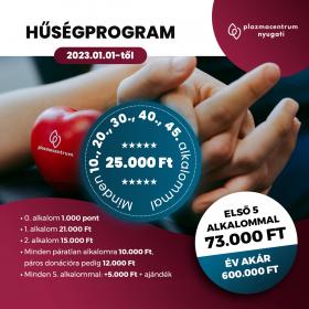 Plazmacentrum Hűségprogram!