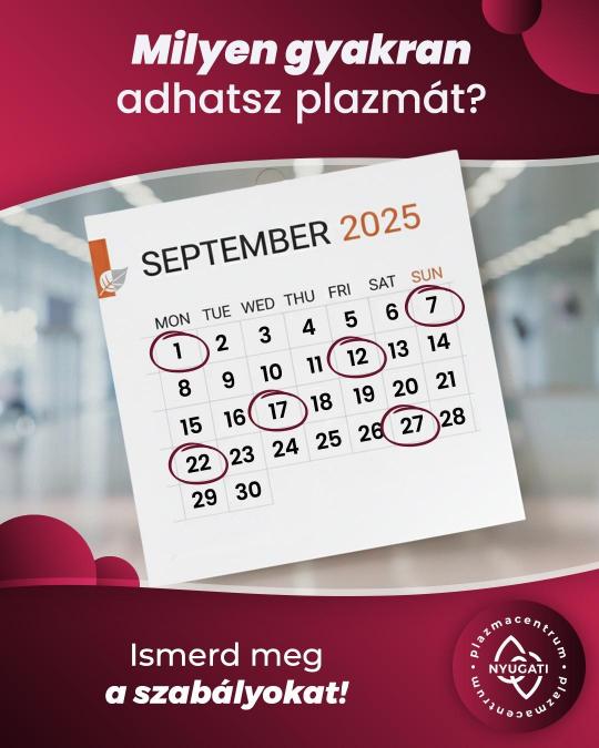 Milyen gyakran adhatsz plazmát?